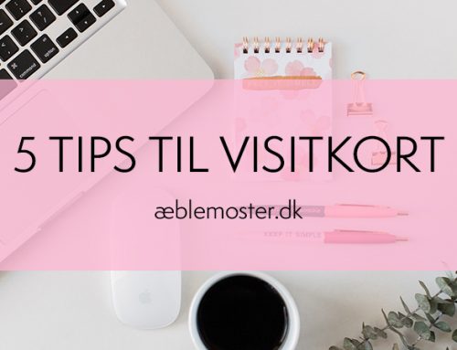 5 tips til visitkort